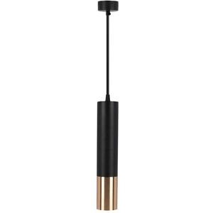 Soporte Para Foco Colgante Led V-tac Gu10, Cuerpo De Aluminio, Negro Y Dorado, Diámetro: 60 X 300 Mm Soporte Para Foco Colgante Led V-tac Gu10, Cuerpo De Aluminio, Negro Y Dorado, Diámetro: 60 X 300 Mm