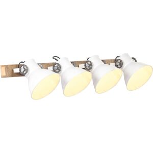 Lámpara de Pared Industrial Blanca E27 de vidaXL - Lámpara para Dormitorio y Pasillo Lámpara de Pared Industrial Blanca E27 de vidaXL - Lámpara para Dormitorio y Pasillo