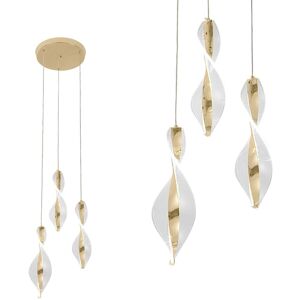 TOOLIGHT Lámpara de Techo Oro - LED, Altura Ajustable - Luz de Techo TOOLIGHT Lámpara de Techo Oro - LED, Altura Ajustable - Luz de Techo