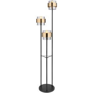 Lámpara De Pie - Milley - Latón Negro - Metal - Ø 43cm - - Globo Lámpara De Pie - Milley - Latón Negro - Metal - Ø 43cm - - Globo
