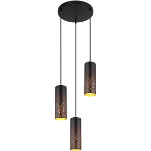Lámpara Colgante - Crocky - Negro - Metal - Ø 34cm - E27 - Globo Lámpara Colgante - Crocky - Negro - Metal - Ø 34cm - E27 - Globo