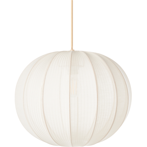 BELIANI Lámpara colgante moderna de nylon blanco - Luz de techo BELIANI Lámpara colgante moderna de nylon blanco - Luz de techo