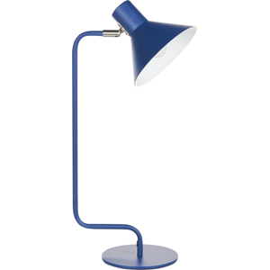 Beliani RIMAVA Lámpara de Escritorio Azul de Metal Ajustable - Luz de Escritorio Beliani RIMAVA Lámpara de Escritorio Azul de Metal Ajustable - Luz de Escritorio