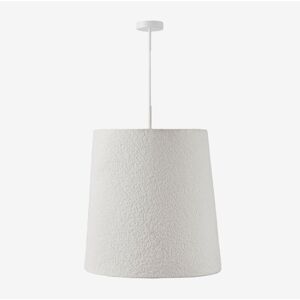 Lámpara de techo en tela bouclé blanca de algodón - Lámpara de techo Lámpara de techo en tela bouclé blanca de algodón - Lámpara de techo