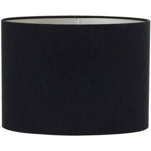 LIGHT & LIVING Pantalla De Lámpara - Velours - Negro - Textil - - Light&living LIGHT & LIVING Pantalla De Lámpara - Velours - Negro - Textil - - Light&living