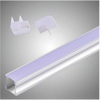 TRADE SHOP TRAESIO Trade Shop - Profilo In Alluminio 2 Mt Incasso Copertura Opaca Per Strip Led Strisce Al-09 - TRADE SHOP TRAESIO Trade Shop - Profilo In Alluminio 2 Mt Incasso Copertura Opaca Per Strip Led Strisce Al-09 -