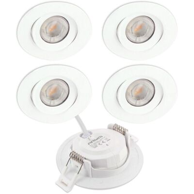 ARUM LIGHTING - Asturia - Blanco mate - inclinación 60° - LED empotrada ARUM LIGHTING - Asturia - Blanco mate - inclinación 60° - LED empotrada