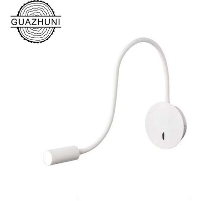 OEM Aplique De Pared, Luz De Lectura, Lámpara De Pared, Led De 3 W, 3000 K, Lámpara De Lectura, Lámpara De Cuello De Cisne (blanco), Guazhuni OEM Aplique De Pared, Luz De Lectura, Lámpara De Pared, Led De 3 W, 3000 K, Lámpara De Lectura, Lámpara De Cuello De Cisne (blanco), Guazhuni