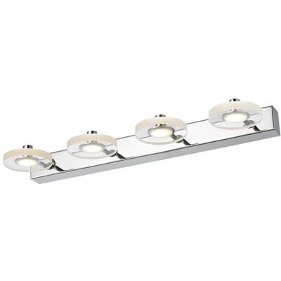Harmony - Lámpara De Pared Led Moderna Cromada, Blanco Cálido 3000k 840lm - Italux Harmony - Lámpara De Pared Led Moderna Cromada, Blanco Cálido 3000k 840lm - Italux