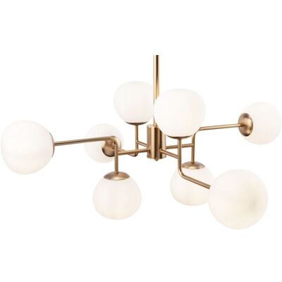 MAYTONI Erich Lámpara De Techo Globe Latón, 8 Luces, E14 MAYTONI Erich Lámpara De Techo Globe Latón, 8 Luces, E14