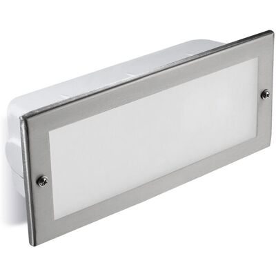 Forlight Tamesis - Luz de Pared - Acero Inoxidable - 23,5cm - IP44 Forlight Tamesis - Luz de Pared - Acero Inoxidable - 23,5cm - IP44