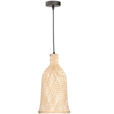 Forlight Lighting - Forlight Riba Lámpara De Techo Colgante De Ratán Natural De 21cm De Diámetro. Lámpara Moderna De Madera Para Salón Comedor De 40w Estilo Nórdico Y Vintage Forlight Lighting - Forlight Riba Lámpara De Techo Colgante De Ratán Natural De 21cm De Diámetro. Lámpara Moderna De Madera Para Salón Comedor De 40w Estilo Nórdico Y Vintage