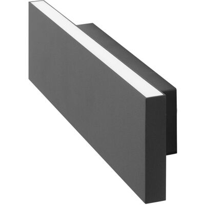 Forlight Delgado - Luz de Pared LED Arriba-Abajo Negra - 6.4W - 3000K - 215lm Forlight Delgado - Luz de Pared LED Arriba-Abajo Negra - 6.4W - 3000K - 215lm