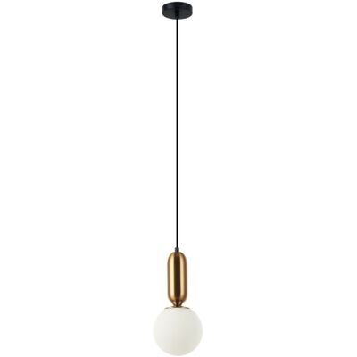 Aldeva Lámpara De Techo Colgante Moderna De 1 Luz, Globo, E27 - Italux Aldeva Lámpara De Techo Colgante Moderna De 1 Luz, Globo, E27 - Italux