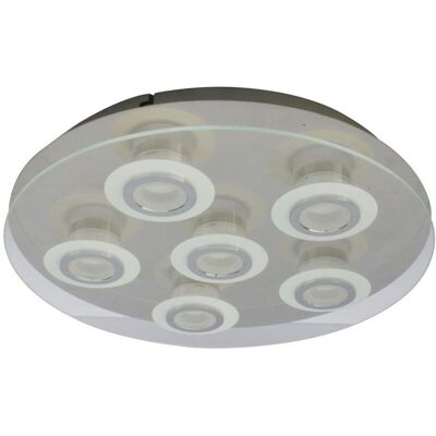 Lámpara De Techo Italux Flavio Md1408806b Ch Lámpara De Techo Italux Flavio Md1408806b Ch