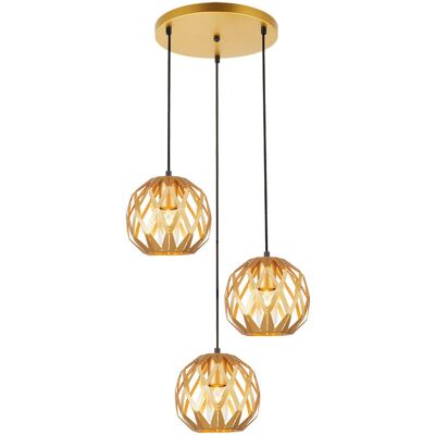 Hilo Lámpara De Techo Colgante Moderna De 3 Luces, E27 - Italux Hilo Lámpara De Techo Colgante Moderna De 3 Luces, E27 - Italux