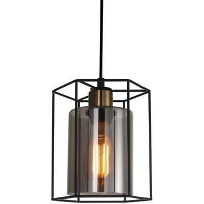 Italux Kalula Lámpara De Techo Colgante Industrial, Retro 1 Luz Linternas, E27 Italux Kalula Lámpara De Techo Colgante Industrial, Retro 1 Luz Linternas, E27