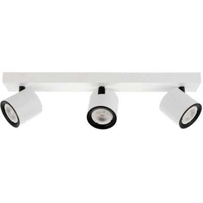 Barra de focos de techo moderna Italux Karlota - Ángulo de luz ajustable Barra de focos de techo moderna Italux Karlota - Ángulo de luz ajustable