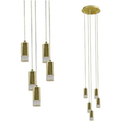 Mentin Moderna Lámpara De Techo Colgante Con Racimo De 5 Luces Led, 3000k - Italux Mentin Moderna Lámpara De Techo Colgante Con Racimo De 5 Luces Led, 3000k - Italux