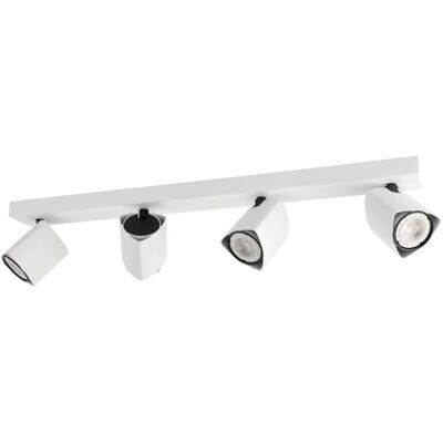 Merusa Barra De Focos De Techo Moderna, Gu10 - Italux Merusa Barra De Focos De Techo Moderna, Gu10 - Italux