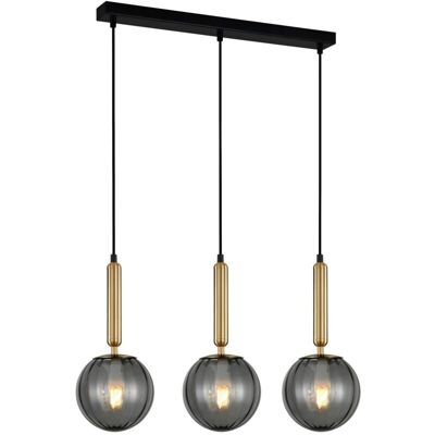 Ravena Moderna Lámpara Colgante De Techo Con Barra De 3 Luces, Led E27 - Italux Ravena Moderna Lámpara Colgante De Techo Con Barra De 3 Luces, Led E27 - Italux