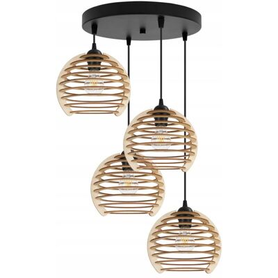 OEM Lámpara Colgante, Lámpara De Techo, Madera, Pantalla Led OEM Lámpara Colgante, Lámpara De Techo, Madera, Pantalla Led
