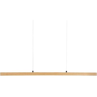 BELIANI Lámpara Colgante Led Diseño Minimalista Con Mando A Distancia Regulador De Luz Madera De Roble Tono Claro Stewarts BELIANI Lámpara Colgante Led Diseño Minimalista Con Mando A Distancia Regulador De Luz Madera De Roble Tono Claro Stewarts