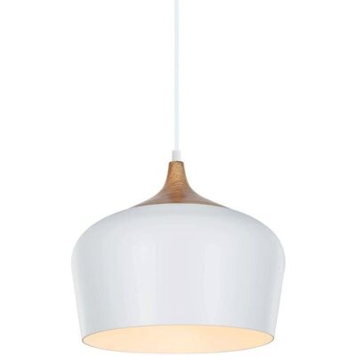 Britta - Lámpara Colgante Moderna Blanca 1 Luz, E27 - Italux Britta - Lámpara Colgante Moderna Blanca 1 Luz, E27 - Italux