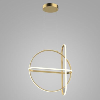 Italux Cerrila - Lámpara colgante LED moderna dorada - Lámpara suspendida Italux Cerrila - Lámpara colgante LED moderna dorada - Lámpara suspendida