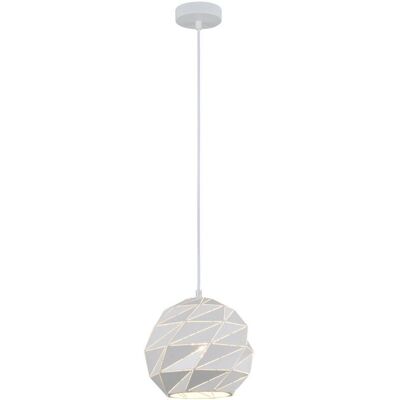 Italux Palermo - Lámpara Colgante Moderna Blanca 1 Luz - Lámpara Colgante Italux Palermo - Lámpara Colgante Moderna Blanca 1 Luz - Lámpara Colgante