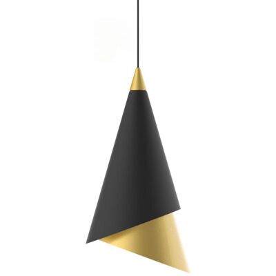 Raalto - Colgante Colgante Led Moderno Negro, Dorado, Blanco Cálido 3000k 469lm - Italux Raalto - Colgante Colgante Led Moderno Negro, Dorado, Blanco Cálido 3000k 469lm - Italux