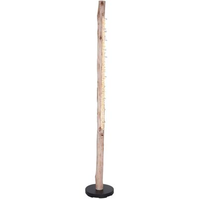 GLOBO Felicitas Lámpara de Pie - Ajustable, Madera, Cristal, LED 20W, 150cm GLOBO Felicitas Lámpara de Pie - Ajustable, Madera, Cristal, LED 20W, 150cm