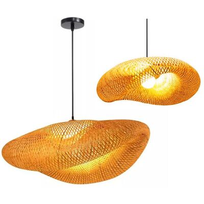 Toolight Lámpara Colgante Marrón E27 - Natural - Luz Suspendida Toolight Lámpara Colgante Marrón E27 - Natural - Luz Suspendida
