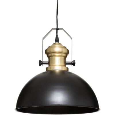 Lámpara De Suspensión «flower» Negro - Metal D31 Cm - Atmosphera Créateur D'Intérieur Lámpara De Suspensión «flower» Negro - Metal D31 Cm - Atmosphera Créateur D'Intérieur