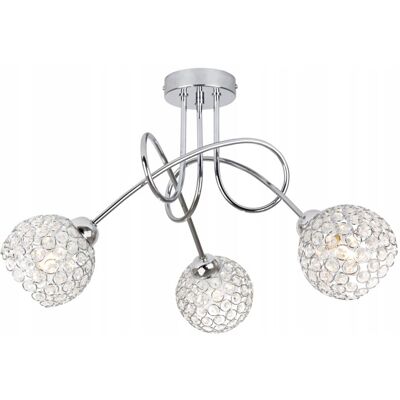 OEM Lámpara De Techo Colgante Tipo Araña De Cristal Cromado Led OEM Lámpara De Techo Colgante Tipo Araña De Cristal Cromado Led