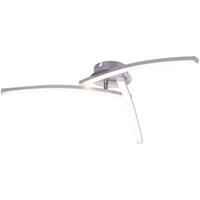 Lámpara de Techo LED Níquel Mate Globo - Moderna 600mm 18W 1500lm Lámpara de Techo LED Níquel Mate Globo - Moderna 600mm 18W 1500lm