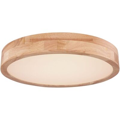 Lámpara de Techo LED Globo Rainer - Imitación Madera - 24W - Diámetro 40cm Lámpara de Techo LED Globo Rainer - Imitación Madera - 24W - Diámetro 40cm
