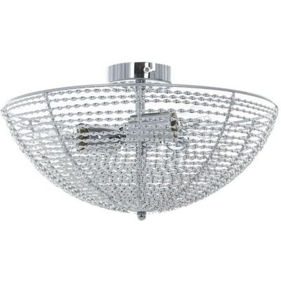 Italux - Formo - Lámpara De Techo Moderna Empotrada En Cromo 3 Luces, E27 Italux - Formo - Lámpara De Techo Moderna Empotrada En Cromo 3 Luces, E27