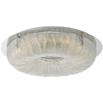 Mercer - Moderna Lámpara De Techo Led Empotrada En Cromo, Plateado, Blanco Cálido 3000k 2780lm - Italux Mercer - Moderna Lámpara De Techo Led Empotrada En Cromo, Plateado, Blanco Cálido 3000k 2780lm - Italux