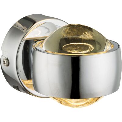 Aplique LED Randi Globo Lighting - Cromo, 7x7.5cm Aplique LED Randi Globo Lighting - Cromo, 7x7.5cm