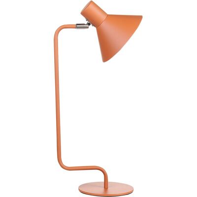 BELIANI Lámpara De Mesa De Metal Naranja 51 Cm Pantalla Sala De Estar Dormitorio Rimava BELIANI Lámpara De Mesa De Metal Naranja 51 Cm Pantalla Sala De Estar Dormitorio Rimava