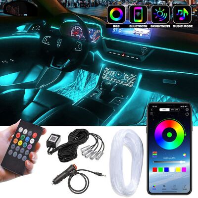OEM Iluminación Interior De Coche, Tira De Luces Led De 8 M, Tira De Luces Led De 5 V Para Interior De Coche, Compatible Con Luces Ambientales De Todos Los Modelos De Coche, Fonepro OEM Iluminación Interior De Coche, Tira De Luces Led De 8 M, Tira De Luces Led De 5 V Para Interior De Coche, Compatible Con Luces Ambientales De Todos Los Modelos De Coche, Fonepro