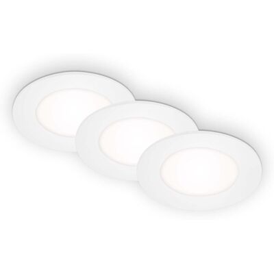 Briloner Pack de 3 Luces LED Empotrables - Luces LED Empotrables Briloner Pack de 3 Luces LED Empotrables - Luces LED Empotrables