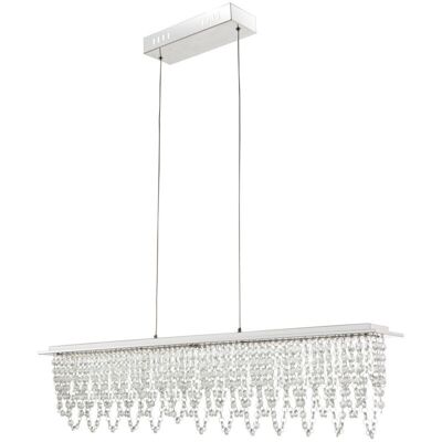 Lámpara colgante con cristales de Globo Lighting Scala Cromo Lámpara colgante con cristales de Globo Lighting Scala Cromo