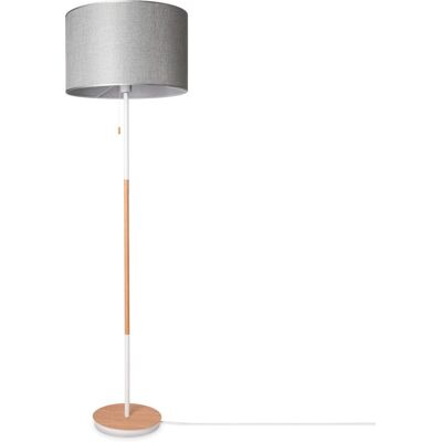 PACO HOME EK CA UNI COLOR Lámpara de Pie - Estilo Escandinavo Gris PACO HOME EK CA UNI COLOR Lámpara de Pie - Estilo Escandinavo Gris