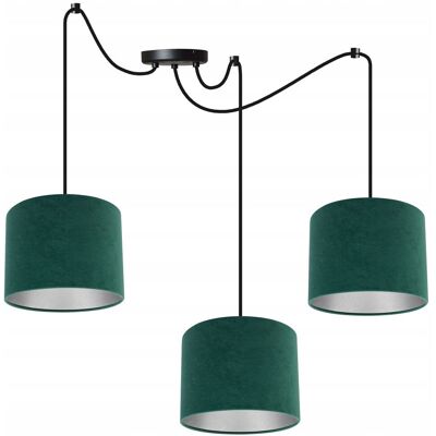 OEM Lámpara Colgante, Lámpara De Techo, Cromada, Pantalla De Terciopelo OEM Lámpara Colgante, Lámpara De Techo, Cromada, Pantalla De Terciopelo