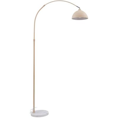 Lindby Lámpara de pie 'Tonka' en Blanco Metal - 180cm - E27 Lindby Lámpara de pie 'Tonka' en Blanco Metal - 180cm - E27