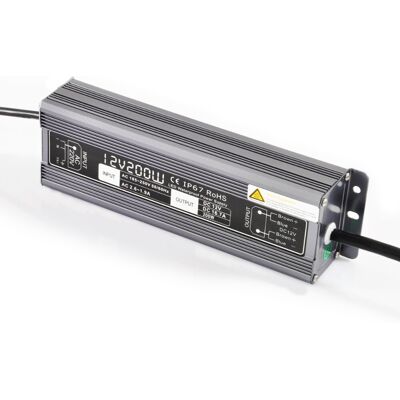 SYSLED 12 V/200 Watt De Suministro De Energía A Prueba De Agua Para La Cinta De Led SYSLED 12 V/200 Watt De Suministro De Energía A Prueba De Agua Para La Cinta De Led