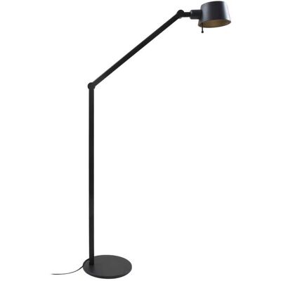 Lámpara de pie negra Silka de Lucande - Diseño moderno ajustable Lámpara de pie negra Silka de Lucande - Diseño moderno ajustable