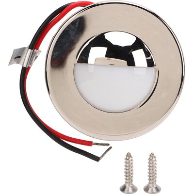 OEM Lámpara De Techo Led De 3 Pulgadas Para Autocaravanas Y Barcos: Iluminación Interior Suave, Blanca, 1,1 W, Dc10-28 V, Acero Inoxidable/abs, Resistente Al Agua (ip), Instalación Empotrada (con Tornillo OEM Lámpara De Techo Led De 3 Pulgadas Para Autocaravanas Y Barcos: Iluminación Interior Suave, Blanca, 1,1 W, Dc10-28 V, Acero Inoxidable/abs, Resistente Al Agua (ip), Instalación Empotrada (con Tornillo